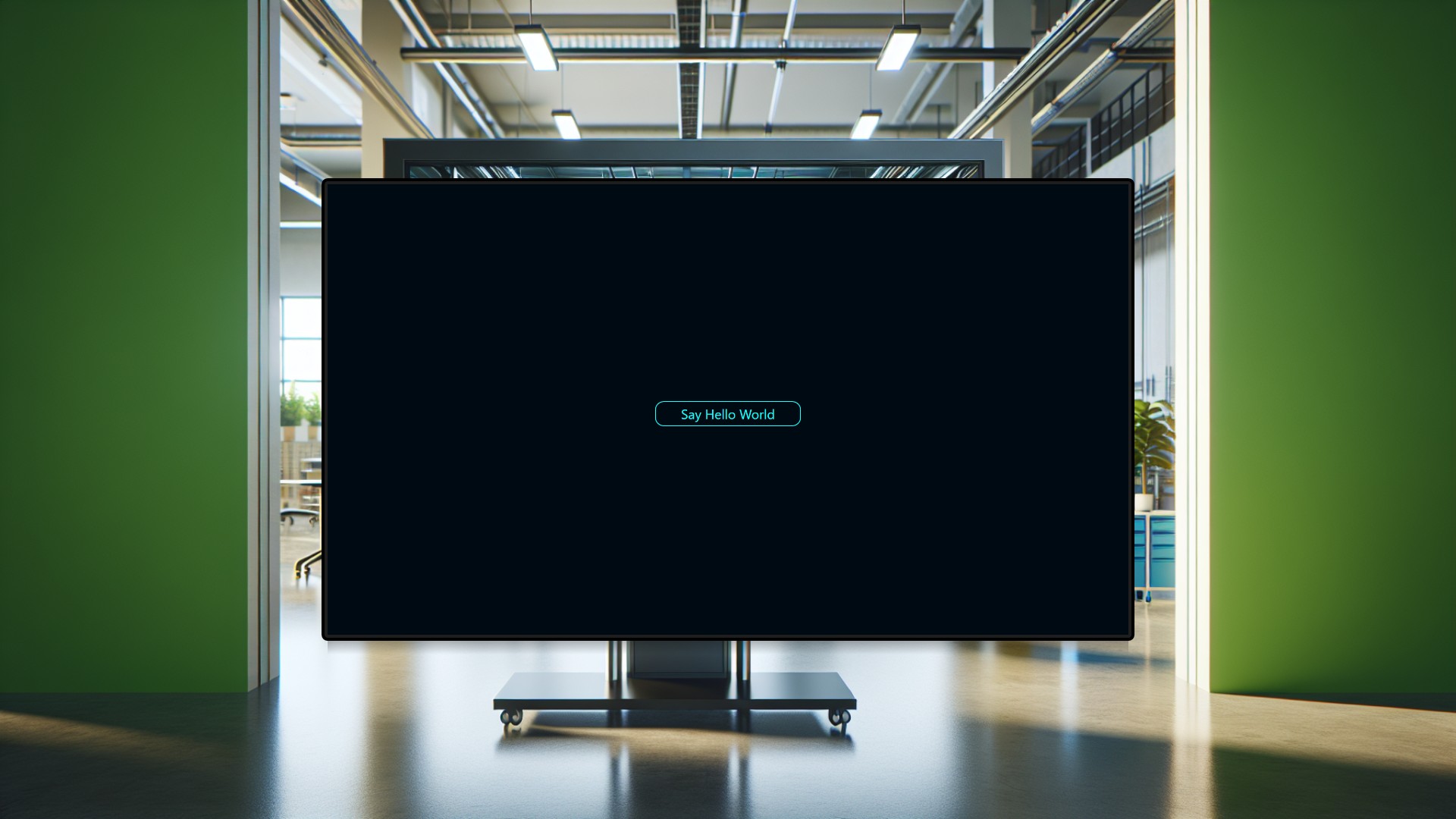 Hello World Button Demo